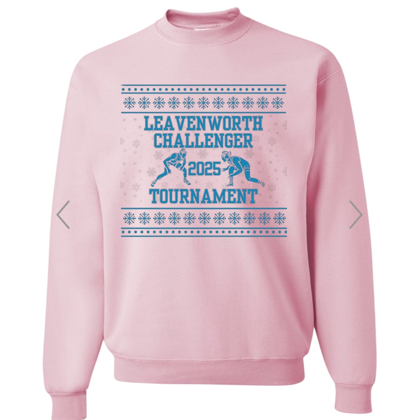 Leavenworth wrestling holiday crewneck 2025