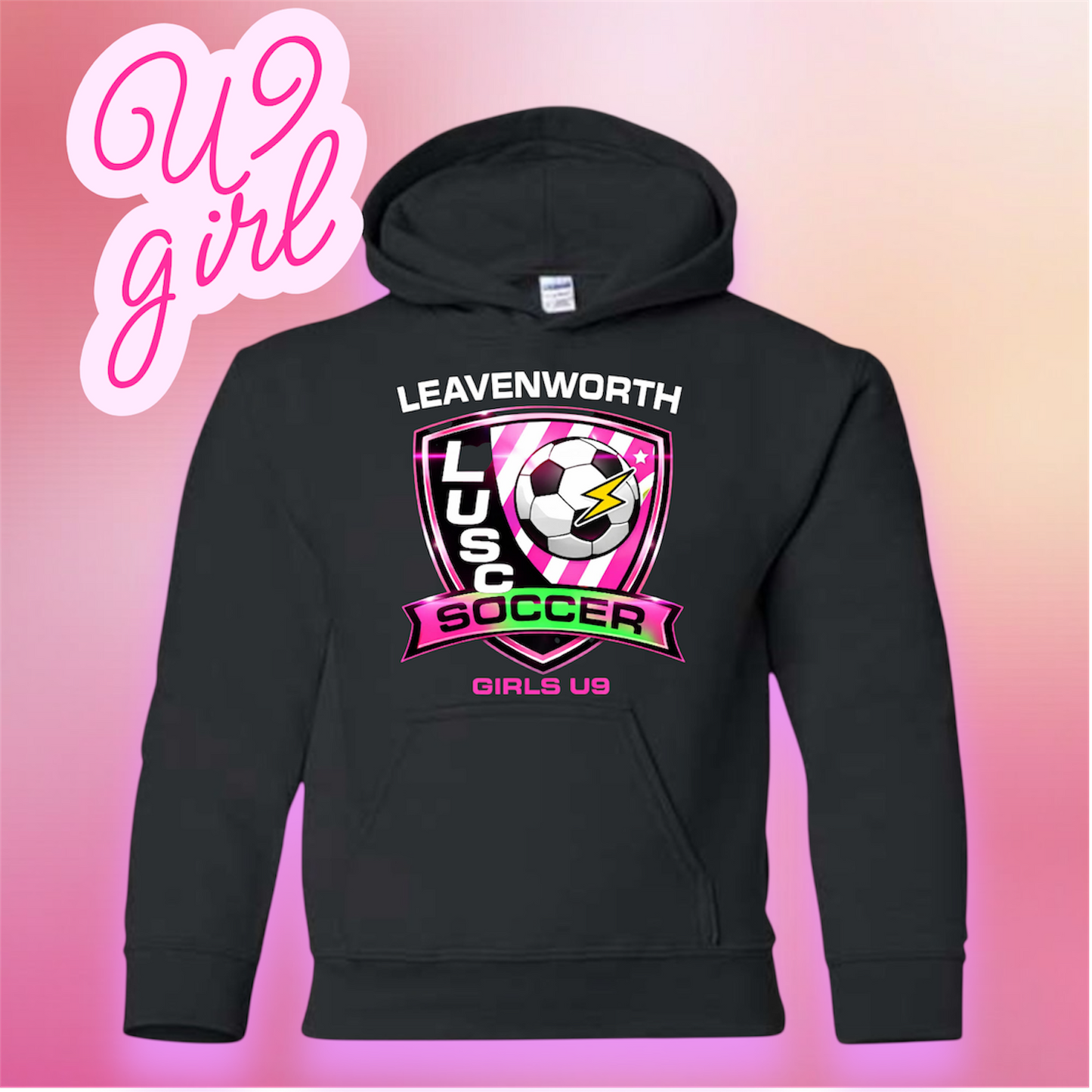 U9 soccer hoodie
