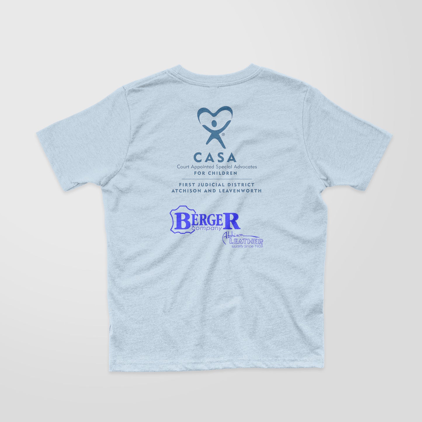 April 2022 Childhood Abuse Prevention Month - Stone Wash Denim Shirt