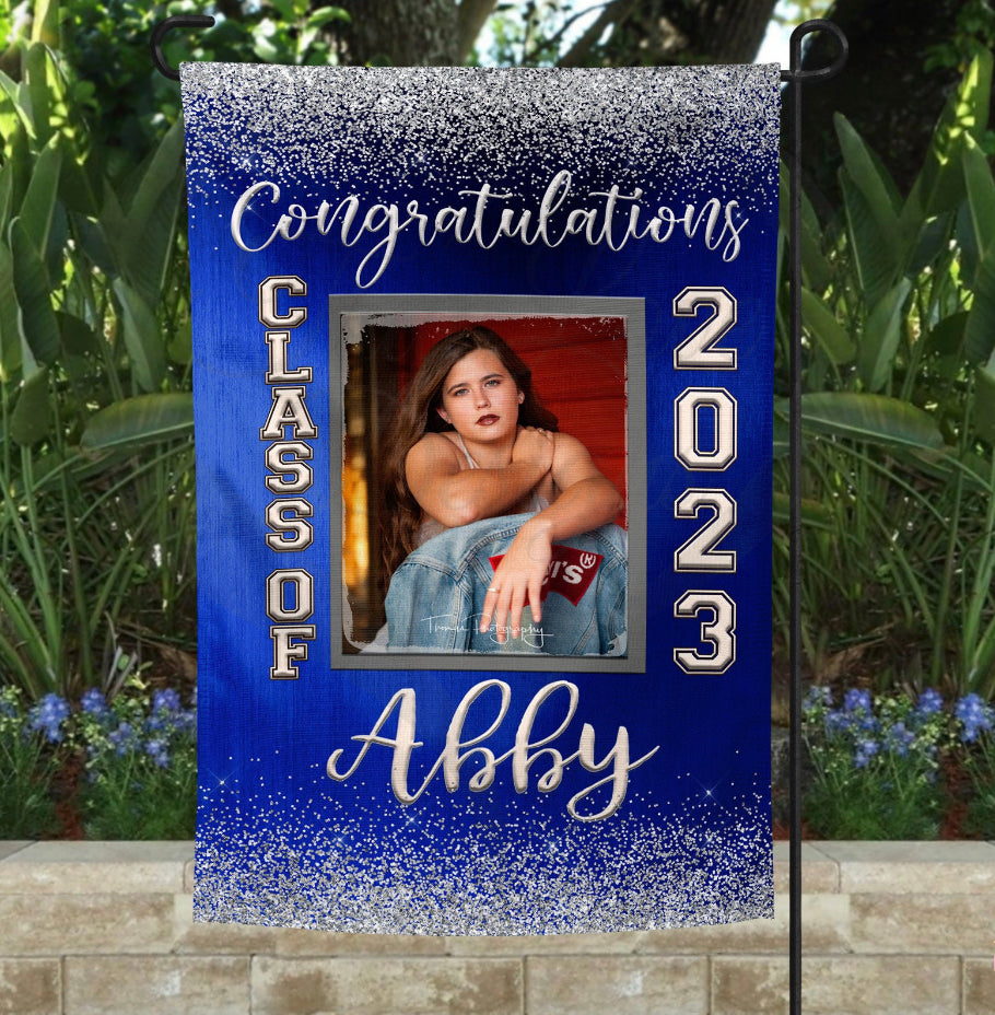 Custom Graduation 2023 Garden Flag