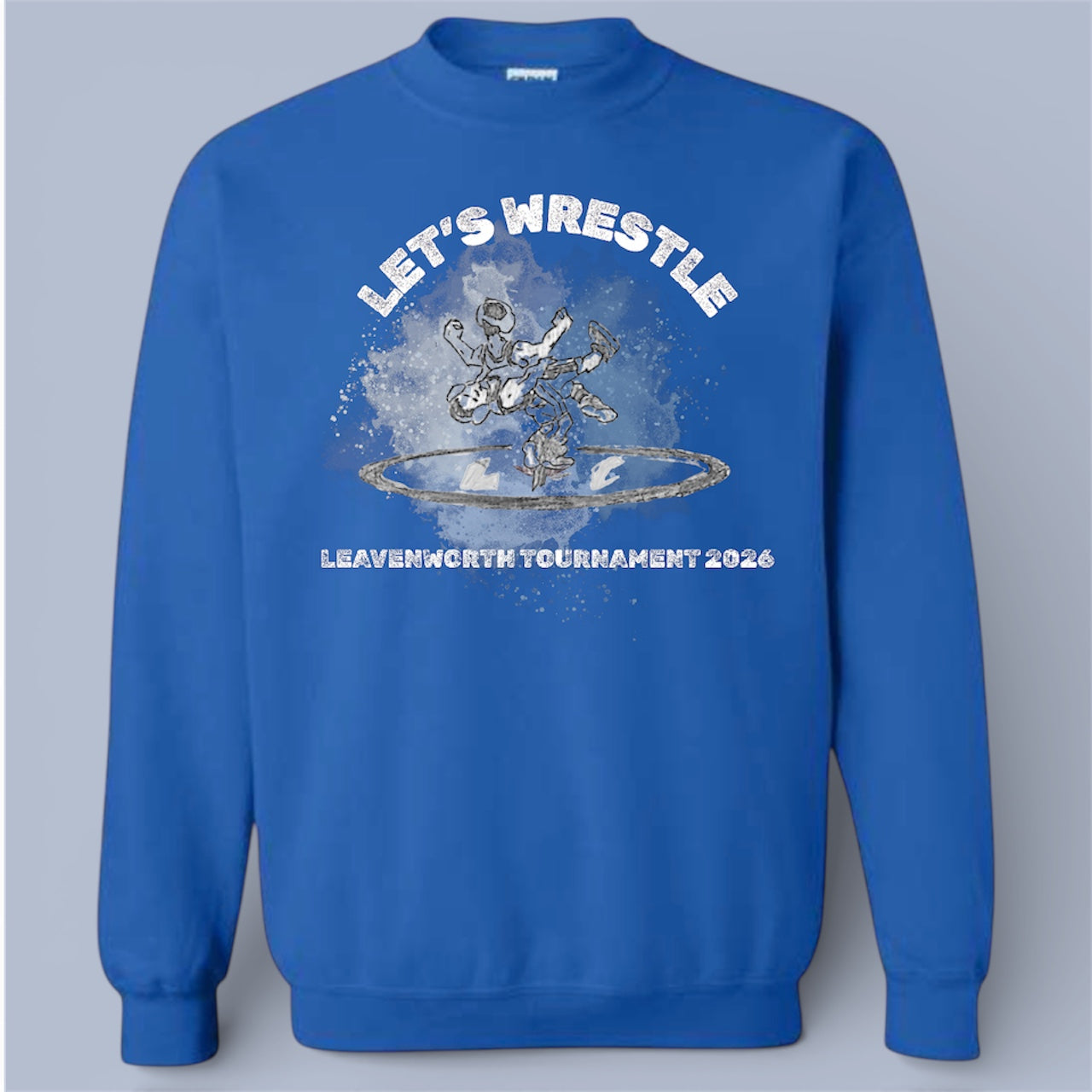 Boys Official Wrestling Tournament Crewneck Sweatshirt