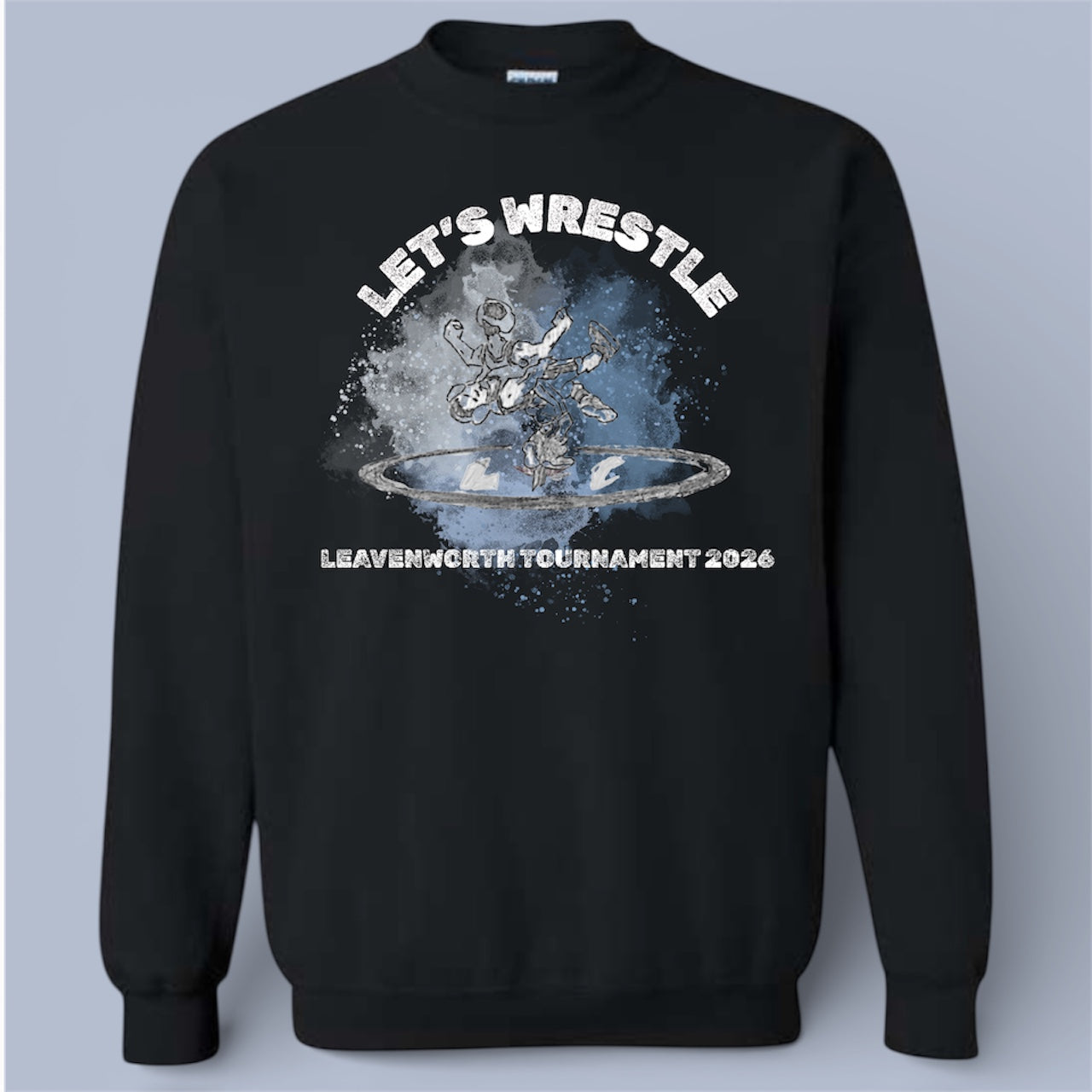 Boys Official Wrestling Tournament Crewneck Sweatshirt