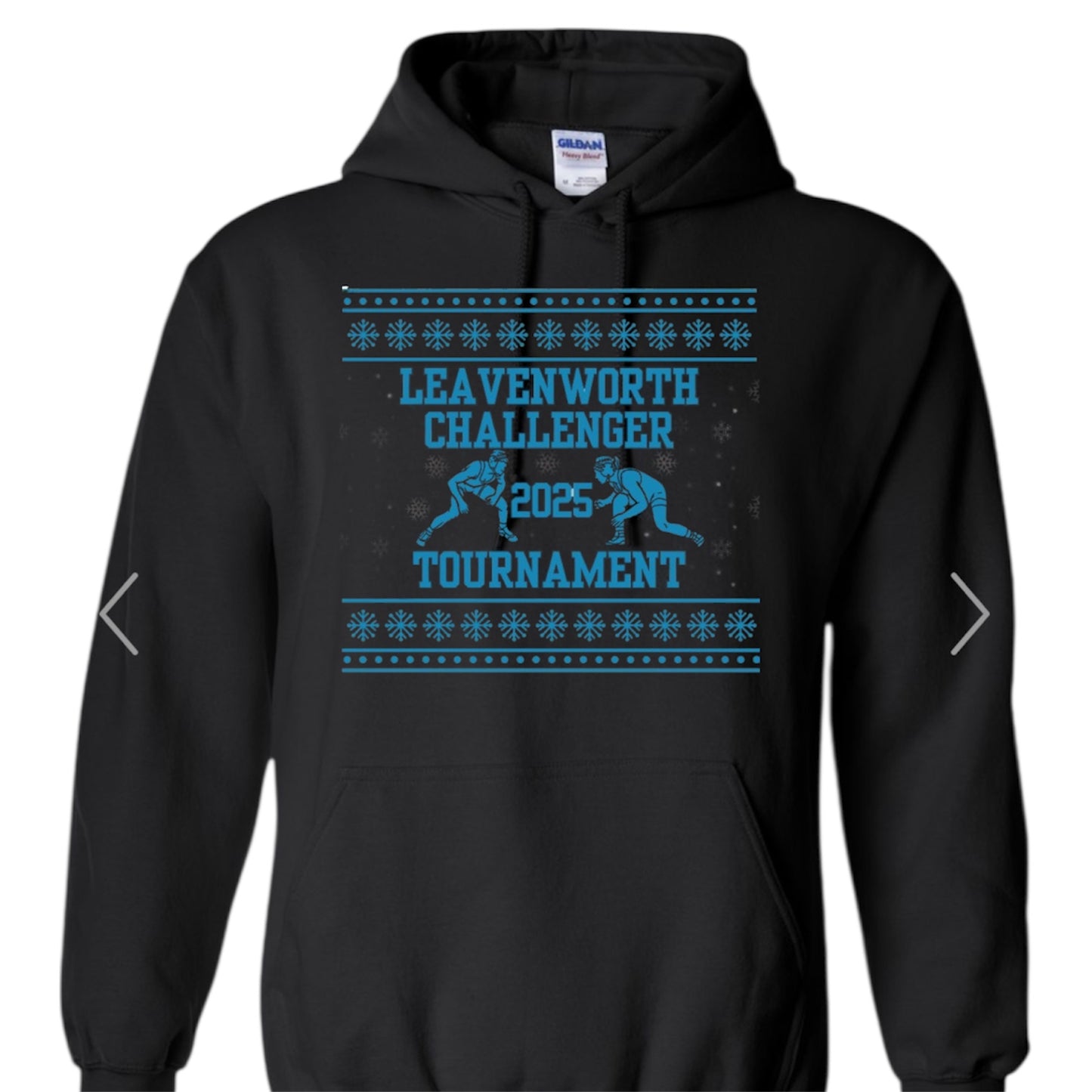 Leavenworth wrestling Holiday hoodie 2025