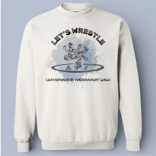 Boys Official Wrestling Tournament Crewneck Sweatshirt