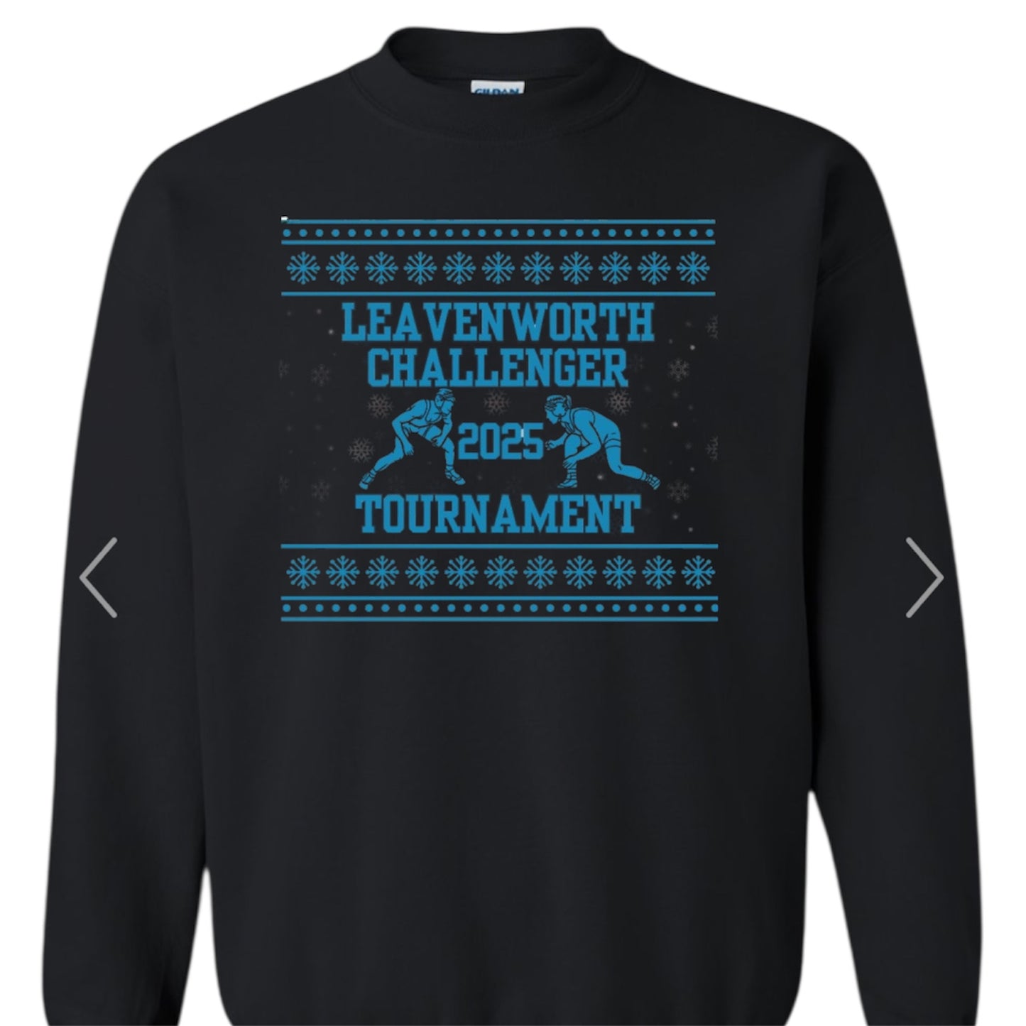 Leavenworth wrestling holiday crewneck 2025