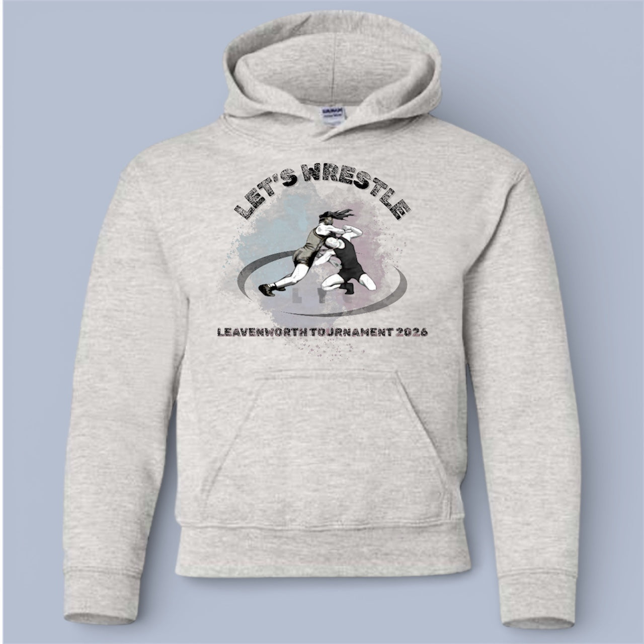 Girls Official Wrestling Tournament Hoodie