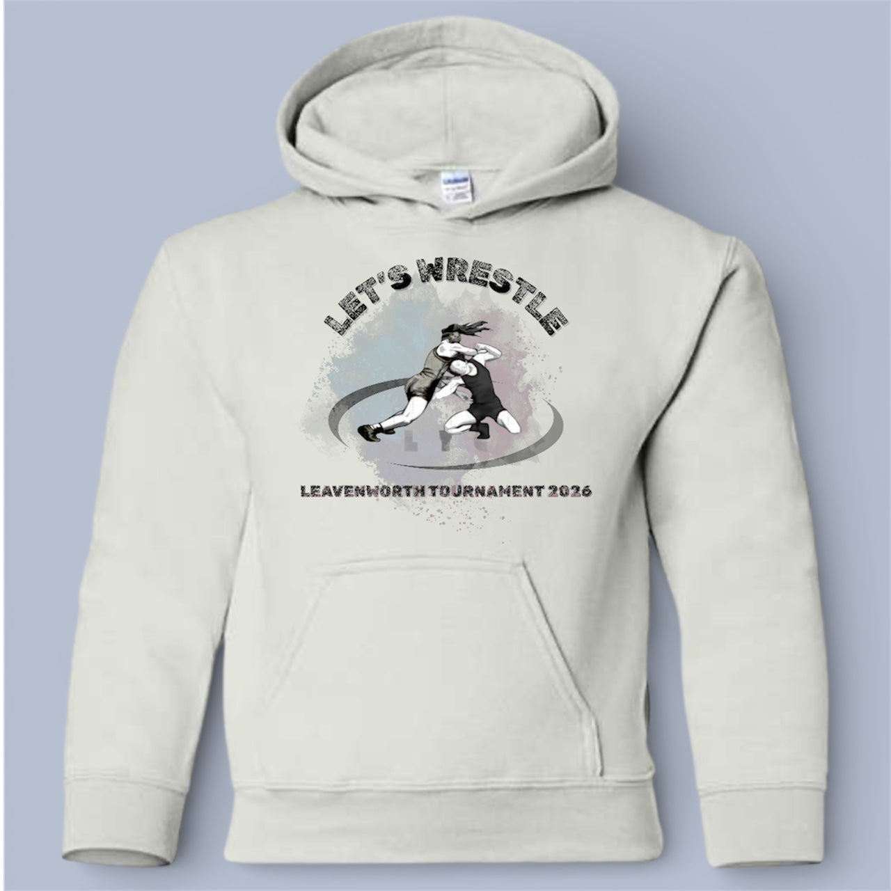 Girls Official Wrestling Tournament Hoodie