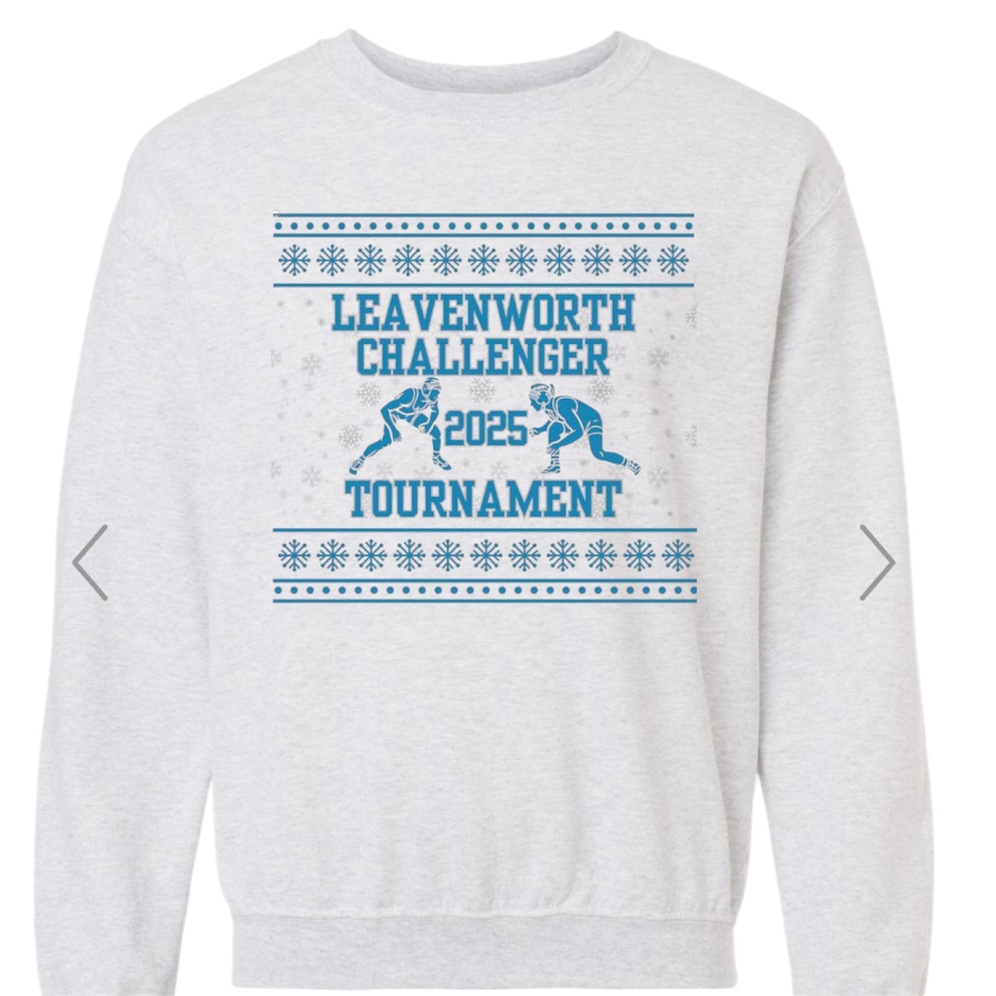 Leavenworth wrestling holiday crewneck 2025