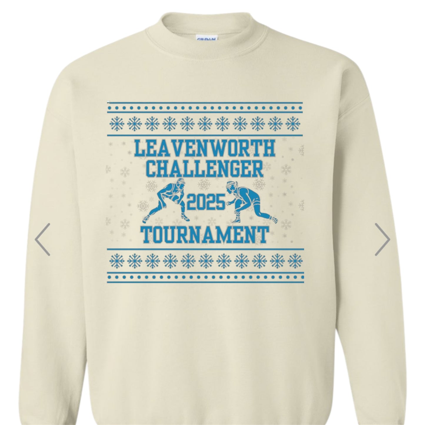 Leavenworth wrestling holiday crewneck 2025