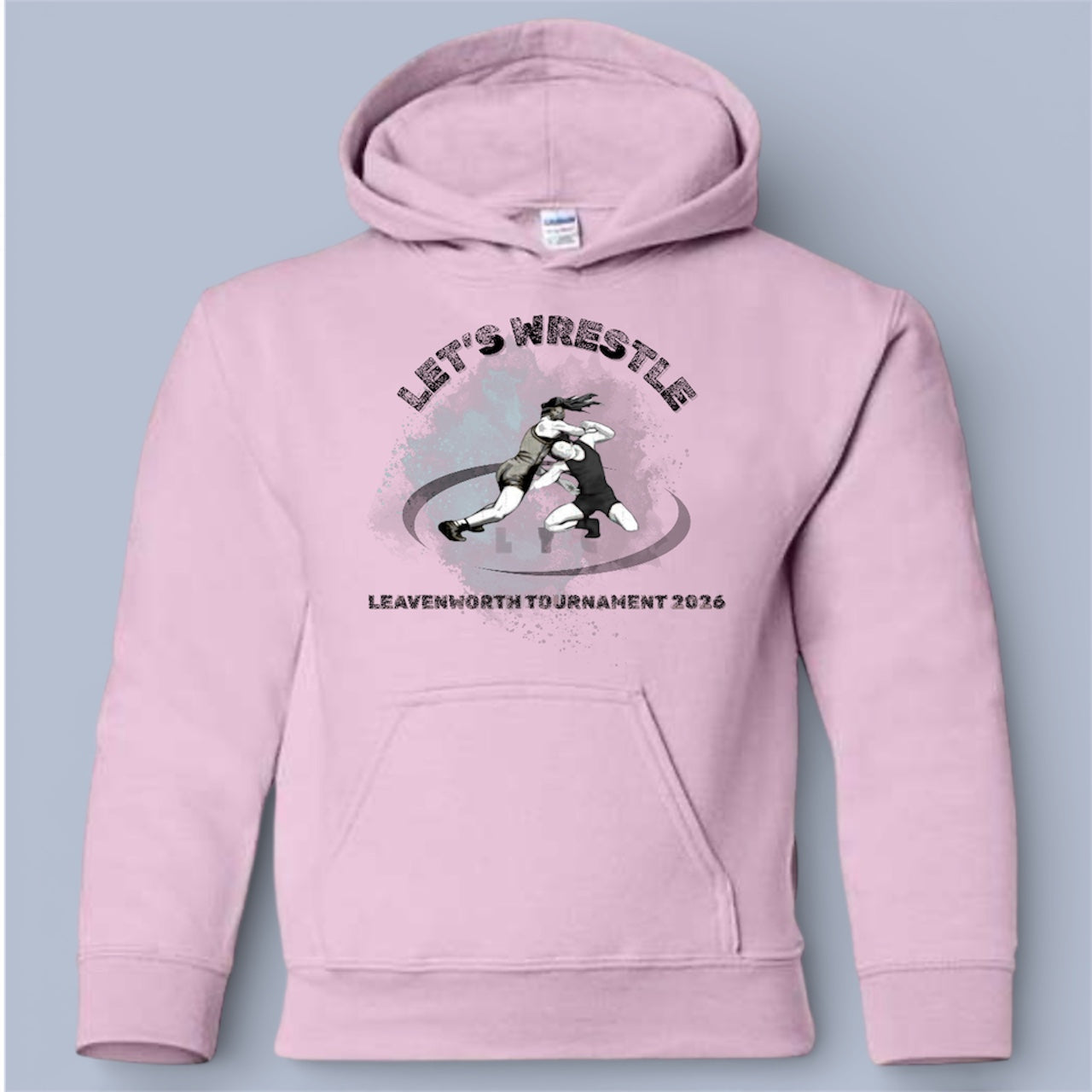 Girls Official Wrestling Tournament Hoodie