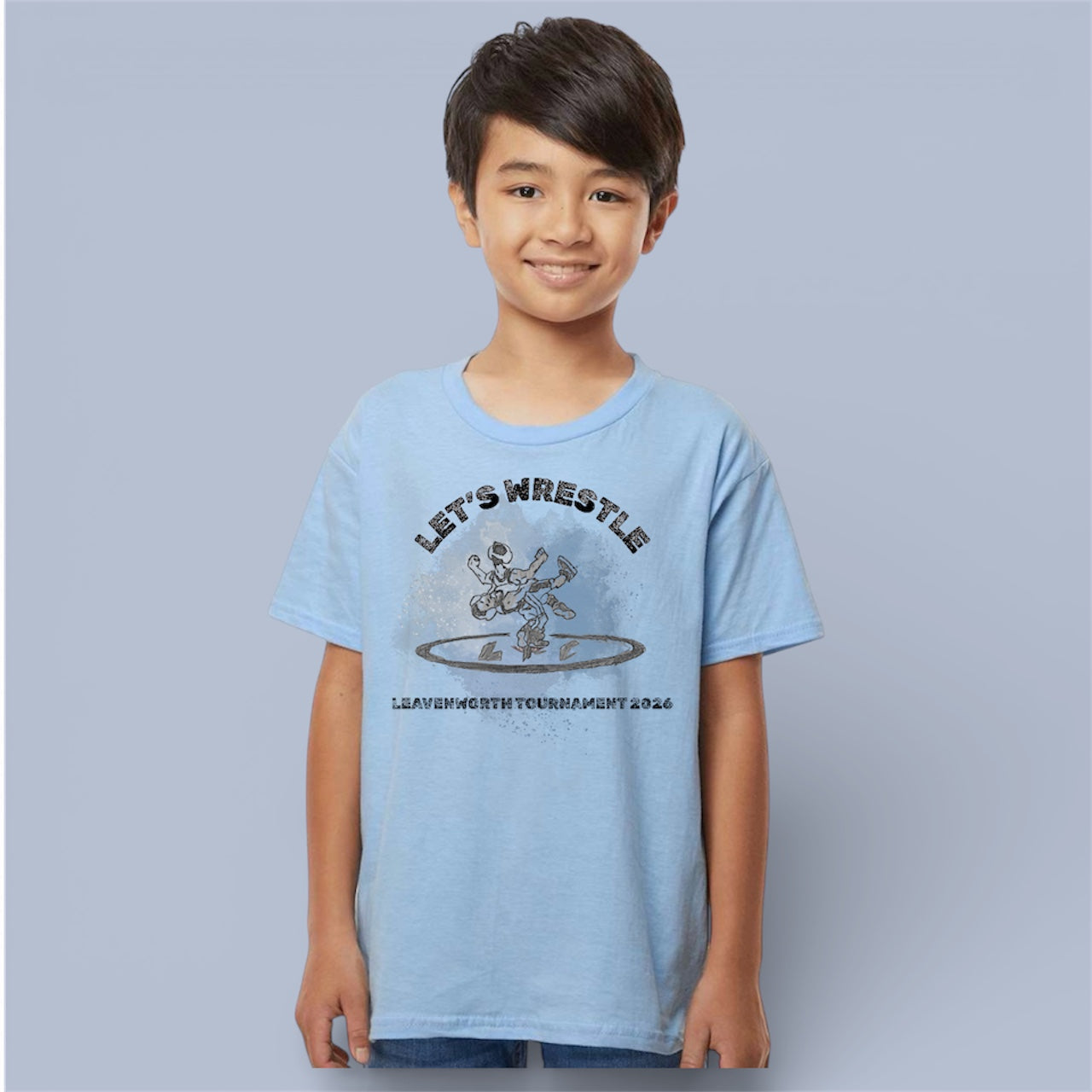 Boys Official Wrestling Tournament T-shirt ￼