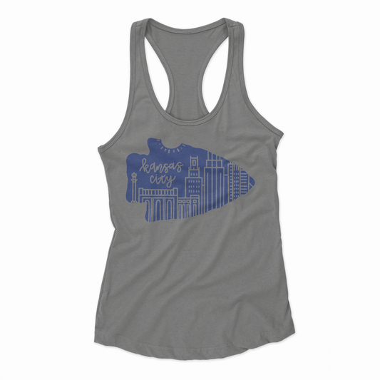 KC Skyline Blue Tank Top