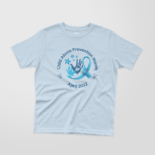 April 2022 Childhood Abuse Prevention Month - Stone Wash Denim Shirt
