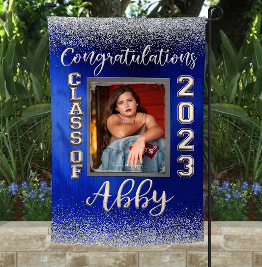 Custom Graduation 2023 Garden Flag