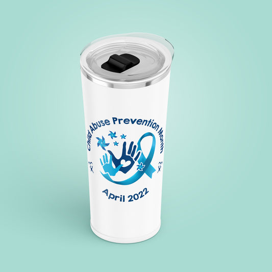 April 2022 Childhood Abuse Prevention Month - Skinny Tumbler